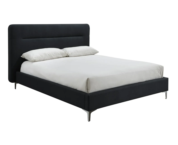 Genoa Charcoal Bed Frame